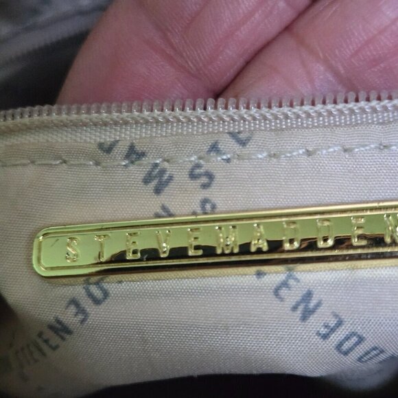 Steve Madden BTeena Limited Edition Straw Woven Vegan Leather Crossbody Bag - Picture 8 of 10